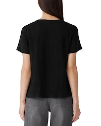 Linen Crewneck Tee