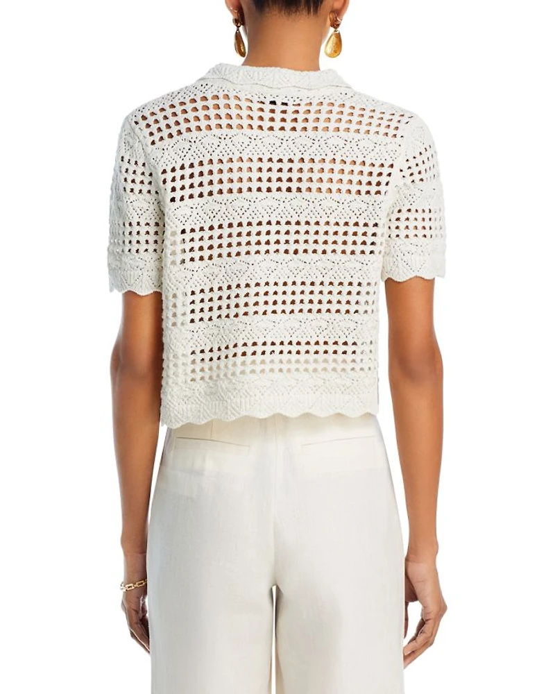 Crochet Knit Shirt