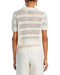 Crochet Knit Shirt
