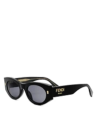 Fendi Fendi Roma Oval Sunglasses, 52mm