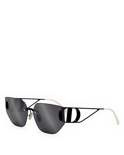 Dior 30Montaigne B3U Mirrored Butterfly Sunglasses, 65mm