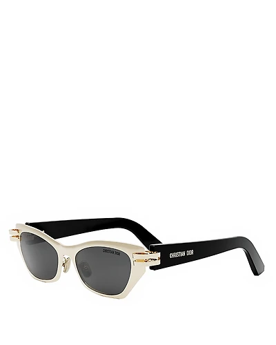 Dior CDior B3U Mirrored Butterfly Sunglasses, 53mm