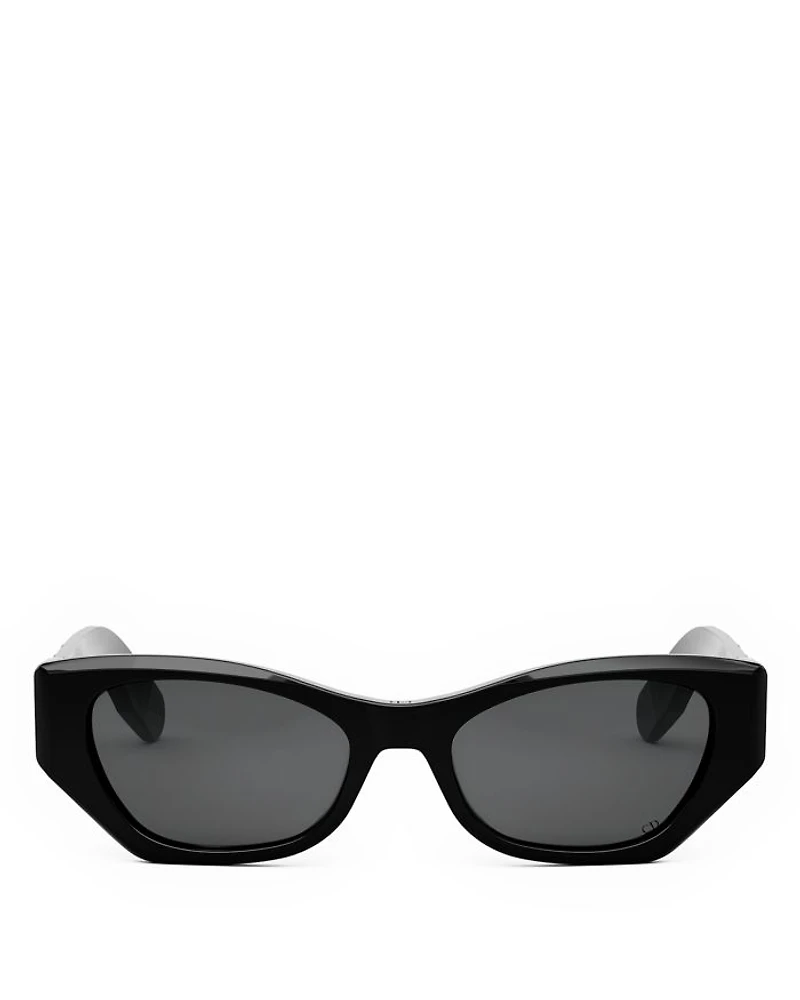 Lady 95.22 B1I Mirrored Butterfly Sunglasses, 53mm