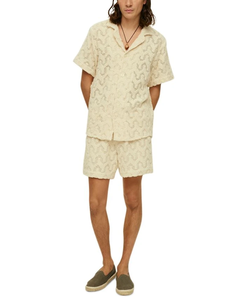 Atlas Crochet Drawstring 5.5" Shorts