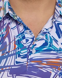 Messina Nylon Blend Classic Fit Polo Shirt