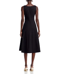 Paneled Midi Dress