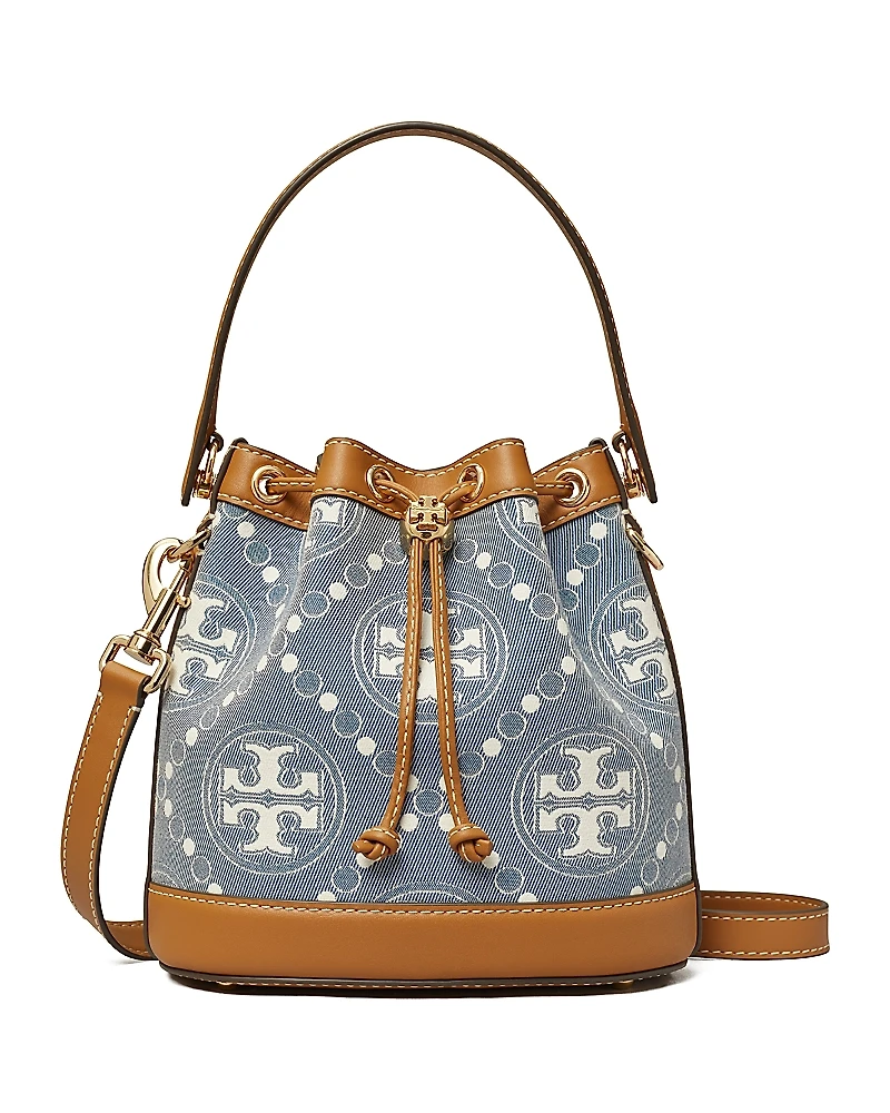 Tory Burch T Monogram Jacquard Bucket Bag