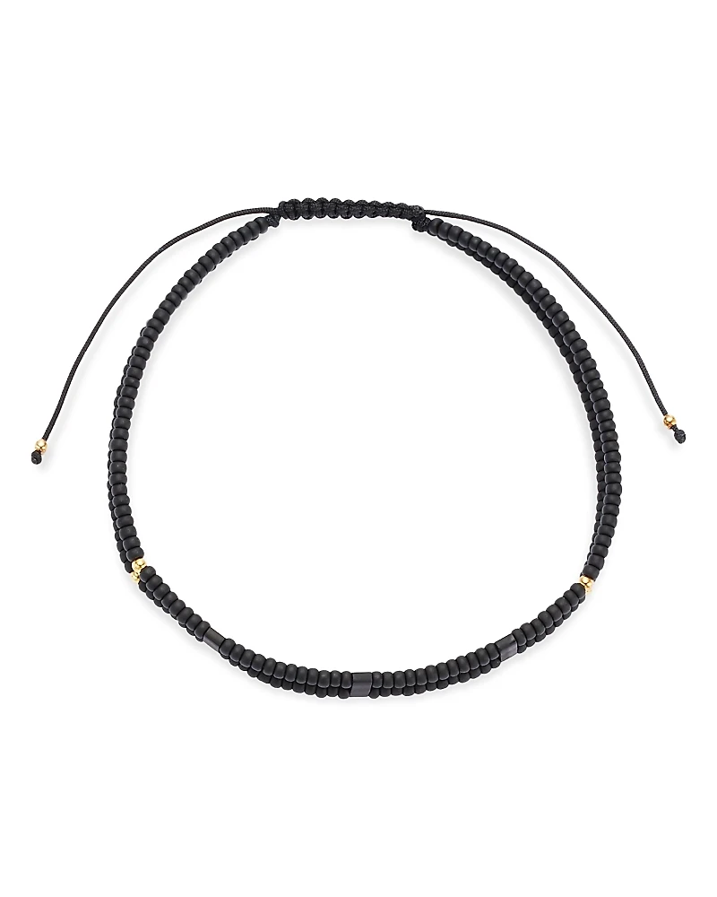 Jan Leslie Miyuki Bead & Gold-Tone Sterling Silver Double Strand Bracelet