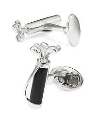 Jan Leslie Golf Bag & Clubs Cufflinks