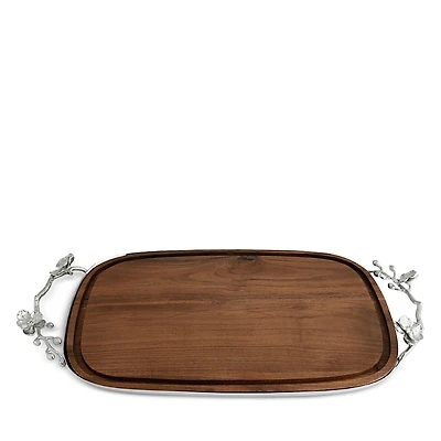 Michael Aram White Orchid Wooden Bread Board