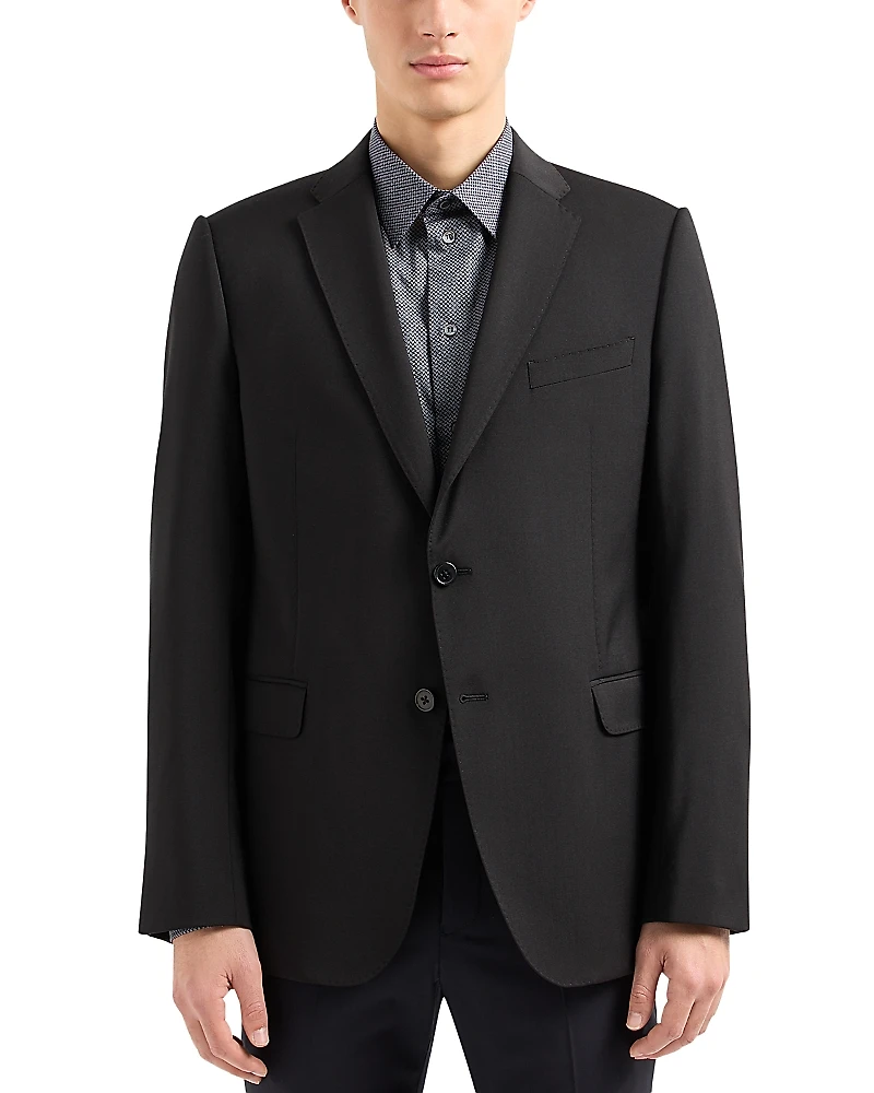 Emporio Armani Slim Fit Tropical Wool Jacket