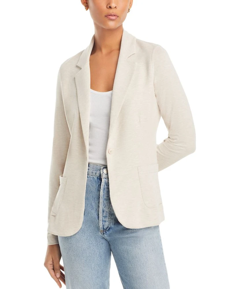 Fitted Linen Blazer