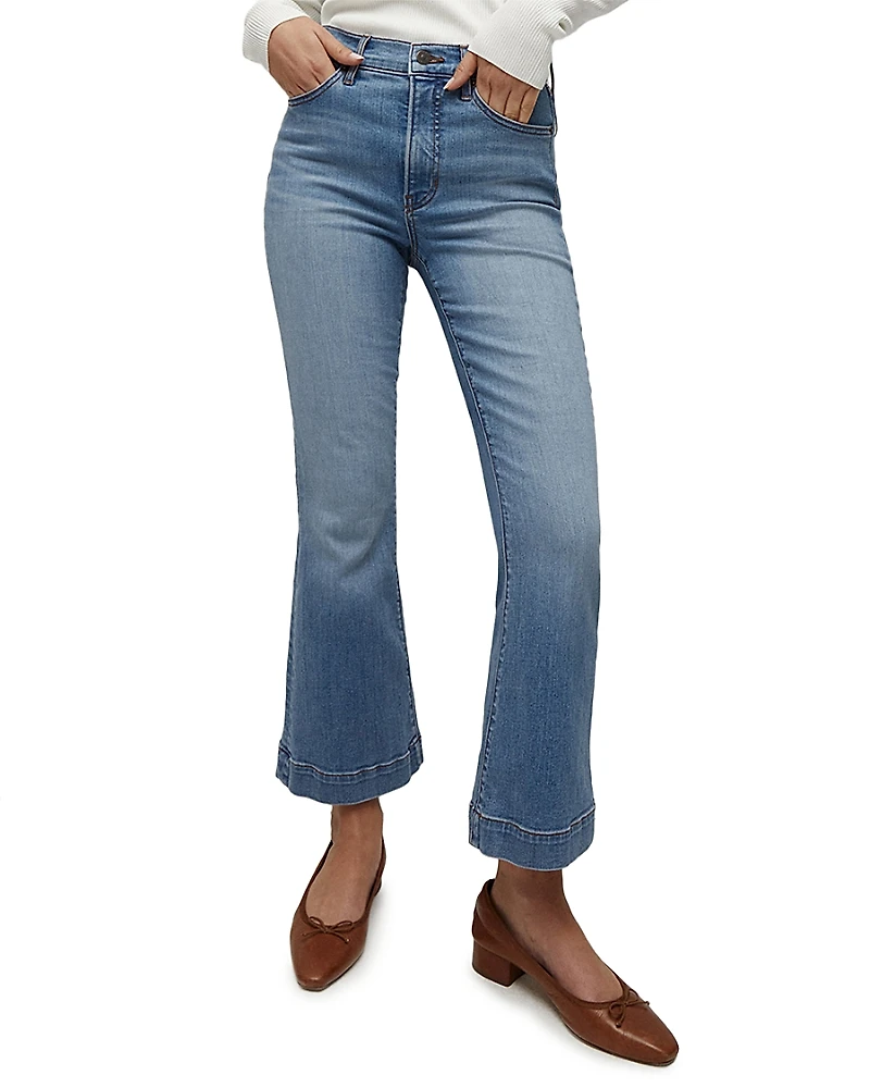 Veronica Beard Carson High Rise Ankle Flare Jeans
