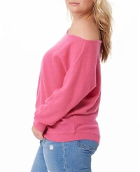 Plus Cashmere Off the Shoulder Sweater