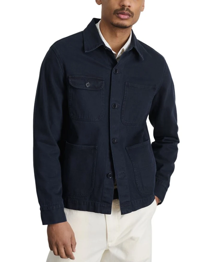 Garment Dyed Denim Work Jacket