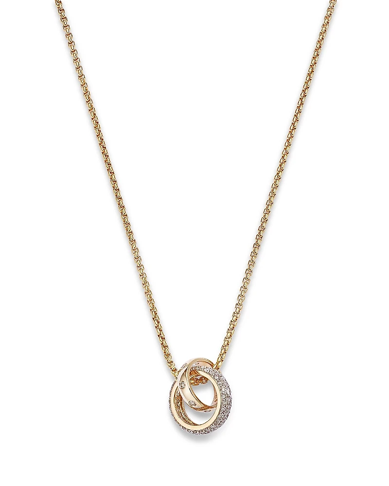 Bloomingdale's Fine Collection Diamond Interlocking Pendant Necklace