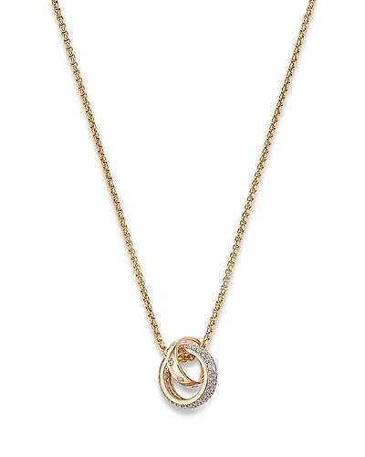 Bloomingdale's Fine Collection Diamond Interlocking Pendant Necklace
