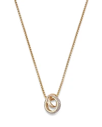 Bloomingdale's Fine Collection Diamond Interlocking Pendant Necklace