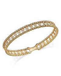 Bloomingdale's Fine Collection Diamond Openwork Bangle Bracelet