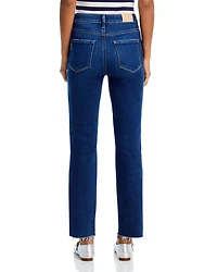 Cindy High Rise Ankle Straight Jeans
