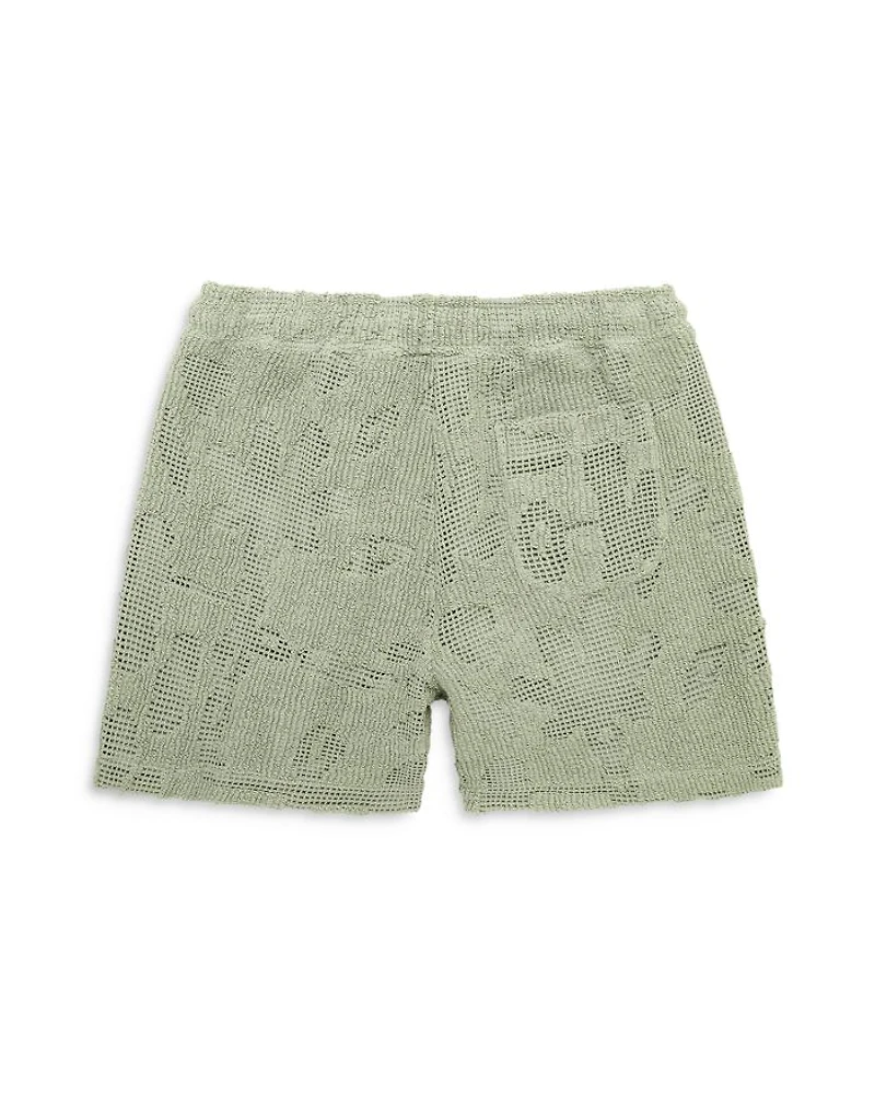 Galbanum Crochet Shorts