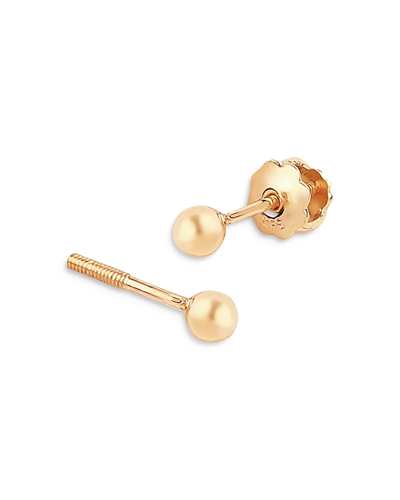 Bloomingdale's Fine Collection Children's Tiny Ball Stud Earrings
