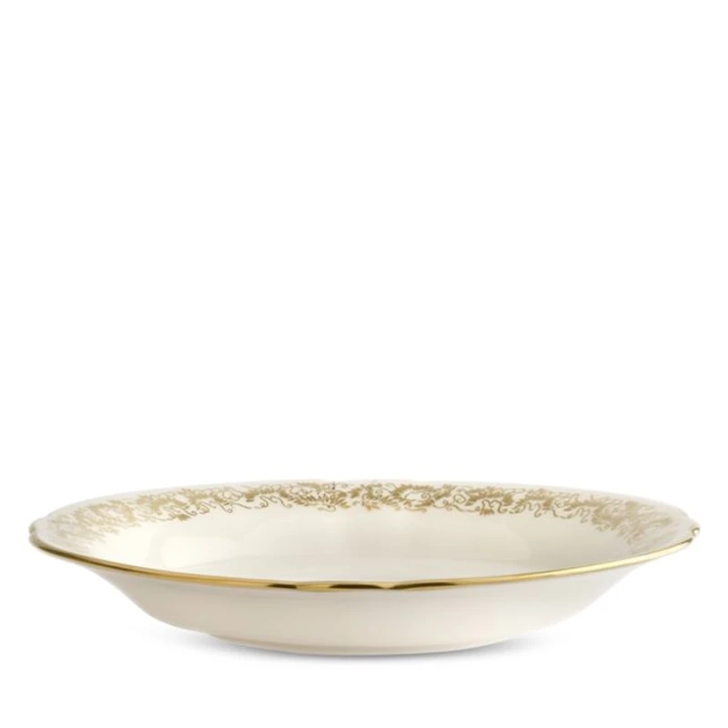 Gold Aves Narrow Band Tea Saucer