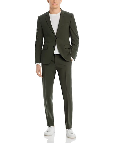 H-Huge Bi-Stretch Solid Slim Fit Suit