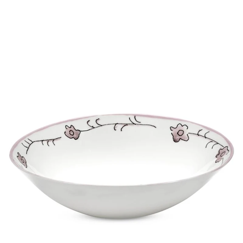 Marni Dark Viola Low Serving Bowl
