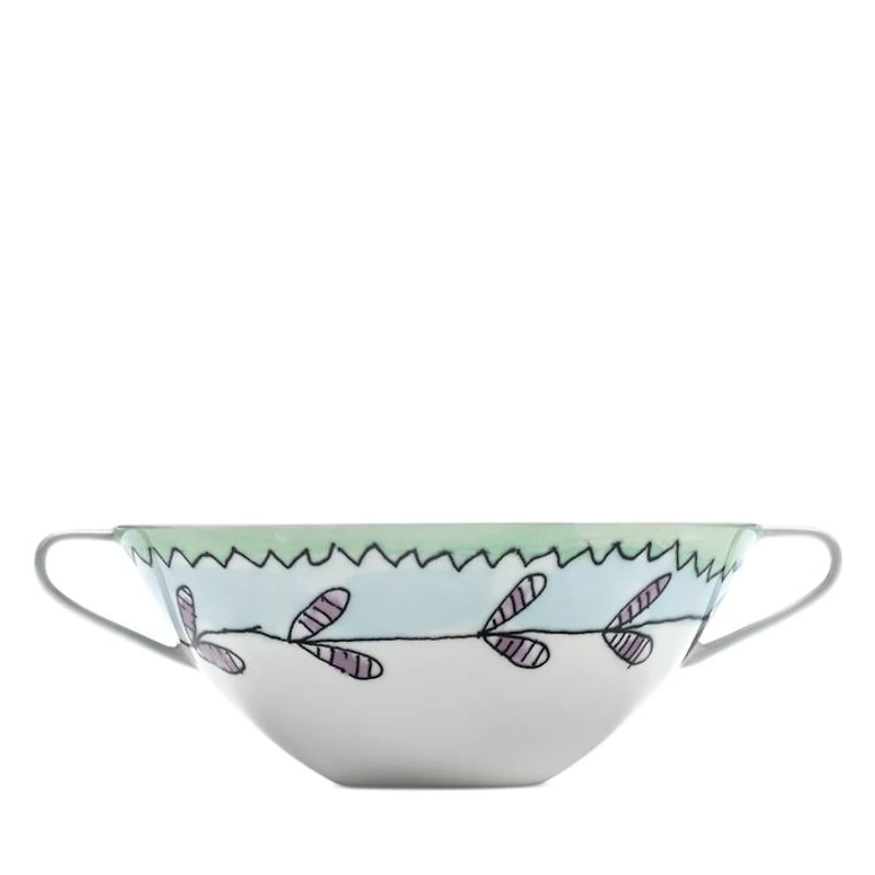 Marni Blossom Milk Soup Bowl with Handles
