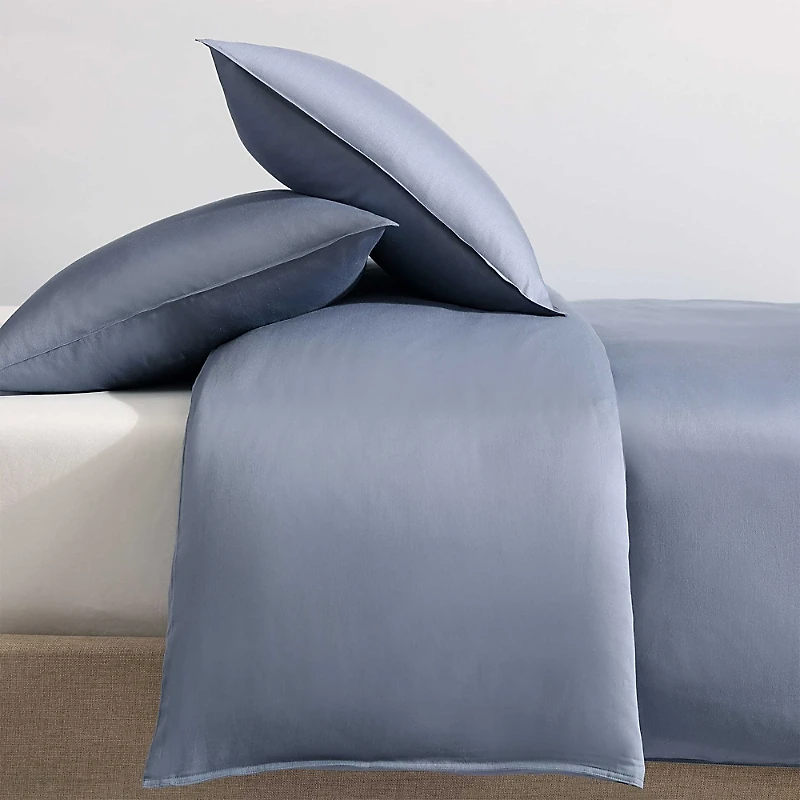 Calvin Klein Earth Cotton Sateen 3 Piece Duvet Cover Set