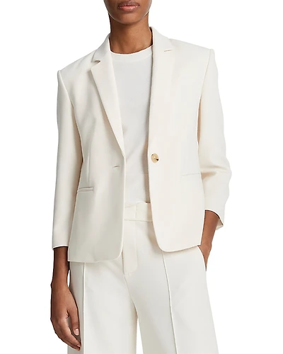 Vince Shrunken One Button Blazer
