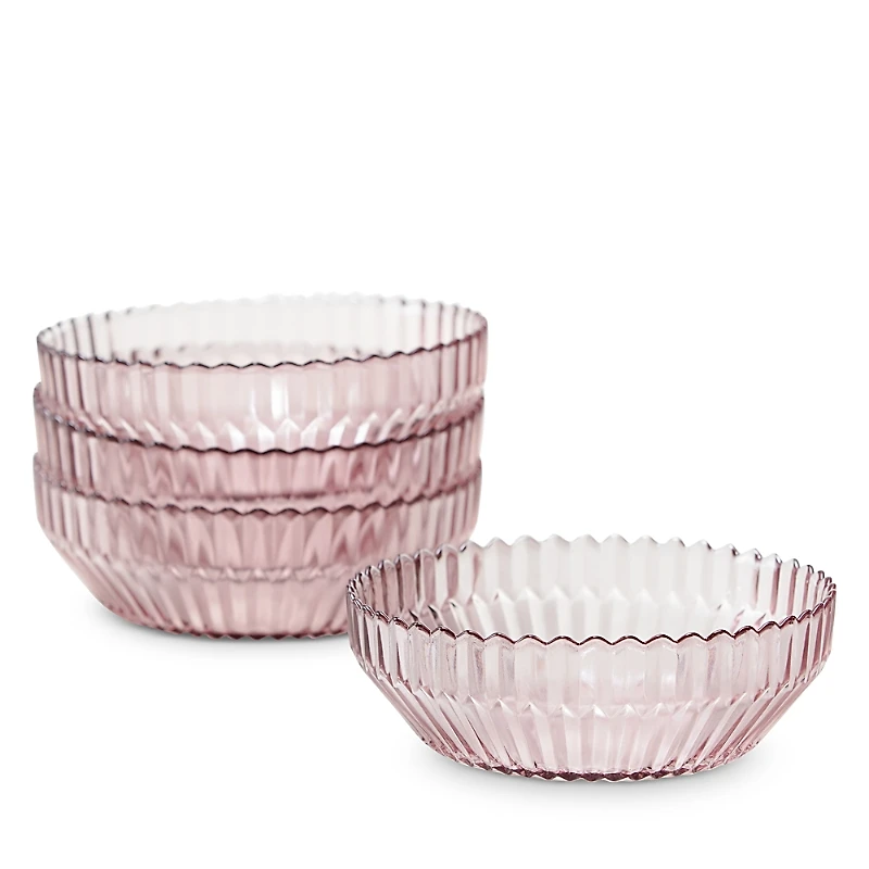 Fortessa Archie Pink Cereal Bowl, Set of 4