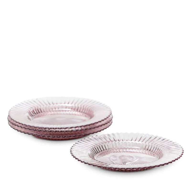 Archie Pink 12 Piece Dinnerware Set