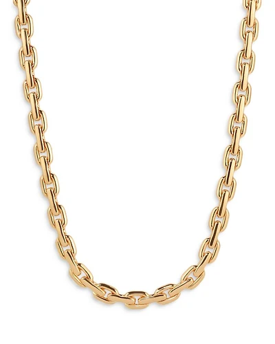 Solid Chain Necklace, 15-18"