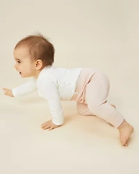 Unisex Stretch Ribbed Leggings - Baby