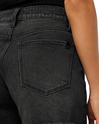 The Jessie High Rise Denim Shorts Finesse