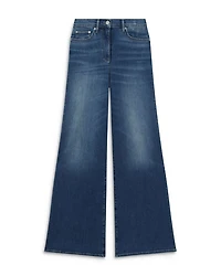 Ameria Wide Leg Jeans Mid Blue