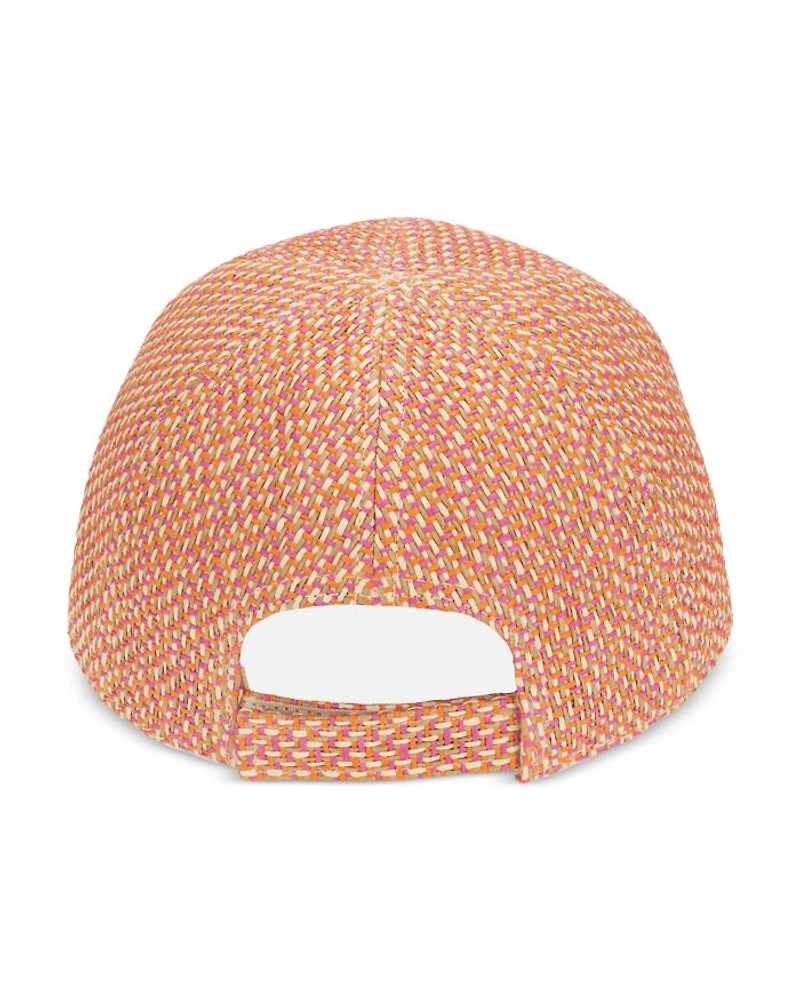Multicolor Paper Straw Ball Cap