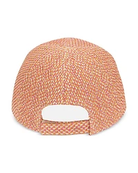 Multicolor Paper Straw Ball Cap