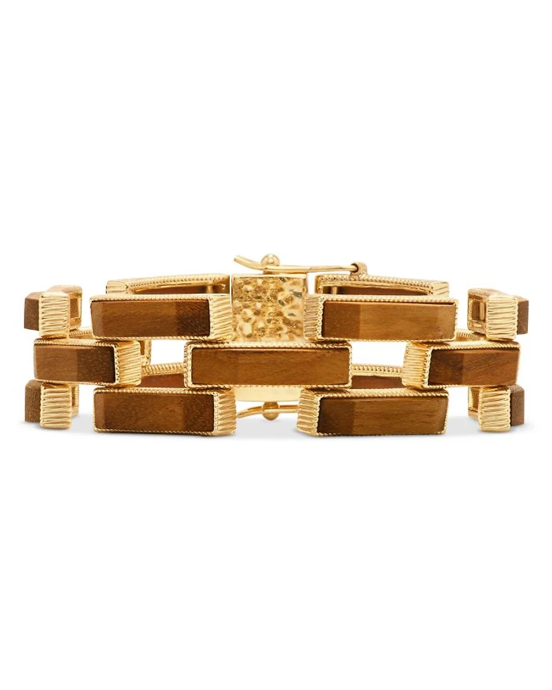 Pathway Teak Link Bracelet