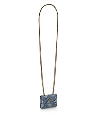 Micro Kensington Denim Crossbody Bag