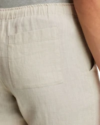 Bo Linen Regular Fit Drawstring Pants