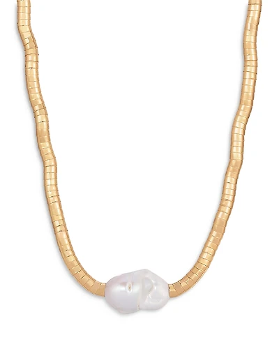 Ettica Freshwater Baroque Pearl Collar Necklace, 15-20