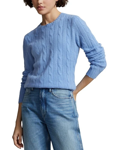 Cable Knit Cashmere Sweater