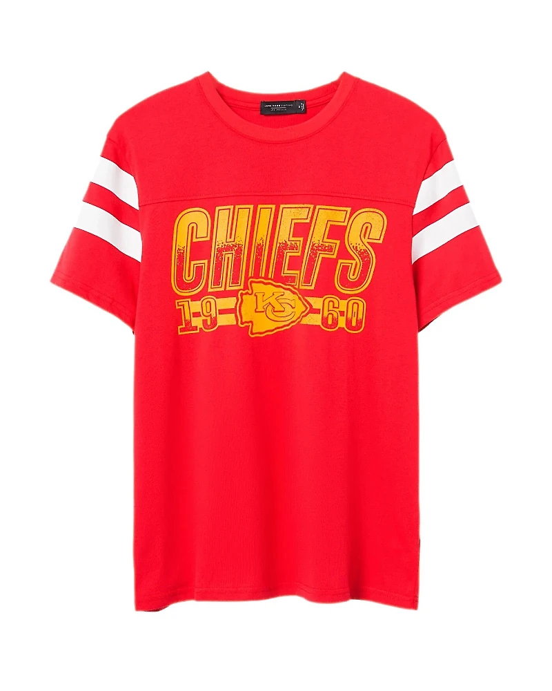 Junk Food Clothing Unisex Nfl Kansas City Chiefs Gridiron Tee