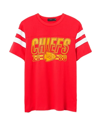 Junk Food Clothing Unisex Nfl Kansas City Chiefs Gridiron Tee