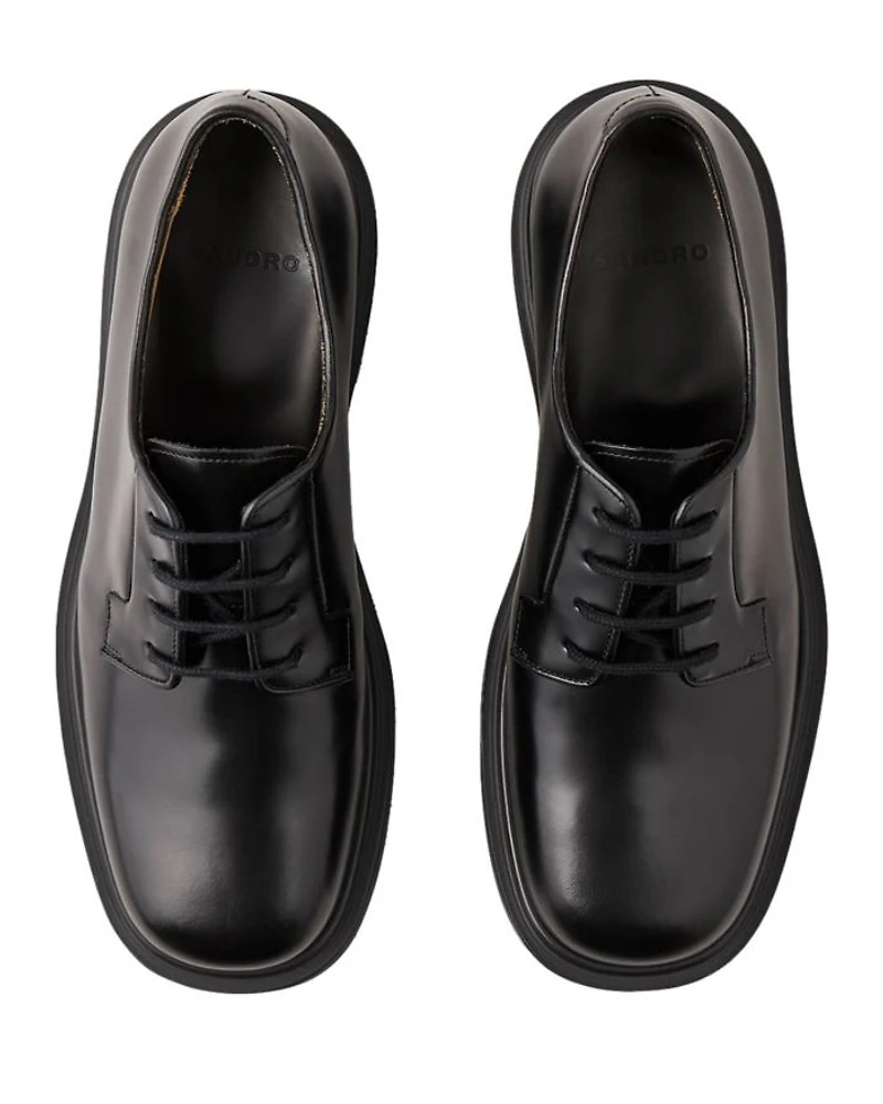 Men's Patent Leather Derby Shoes