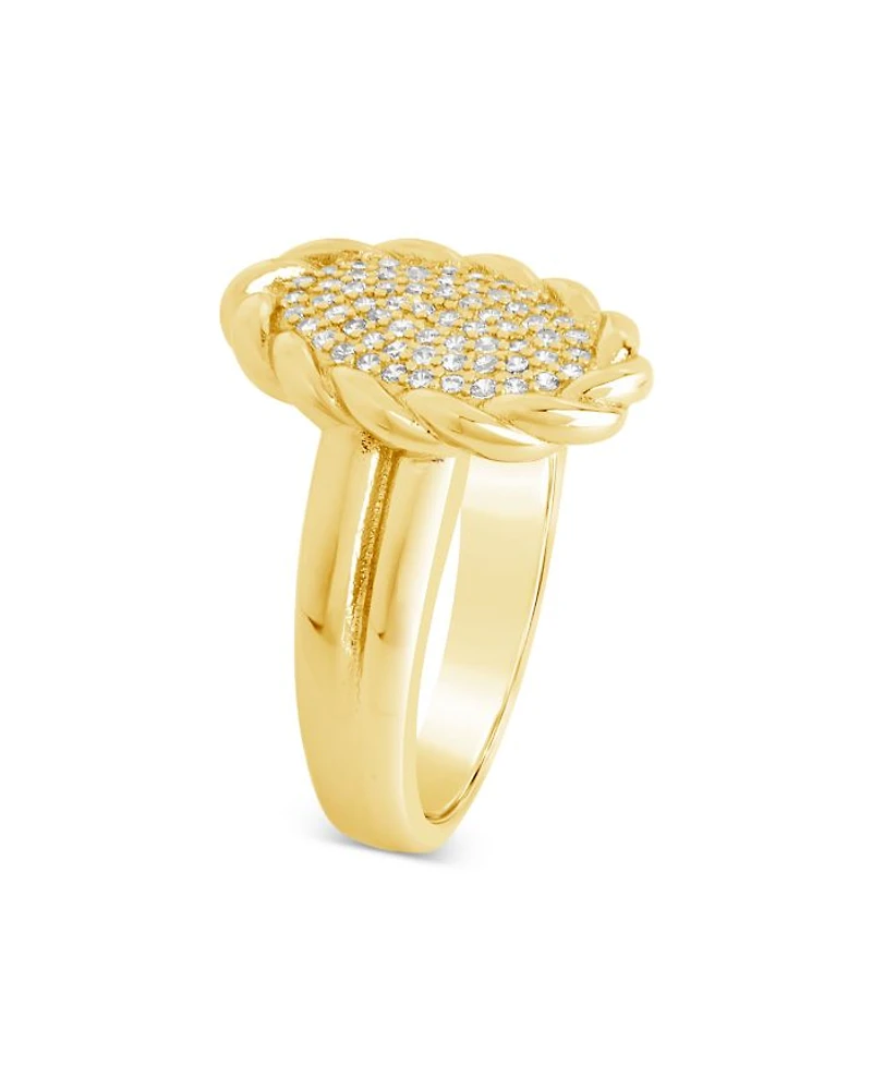 Galette Ring 14K Gold Plated