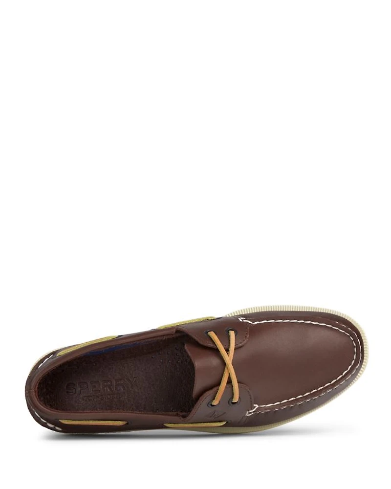 Men's Authentic Original Two Eye Leather Boat Shoes